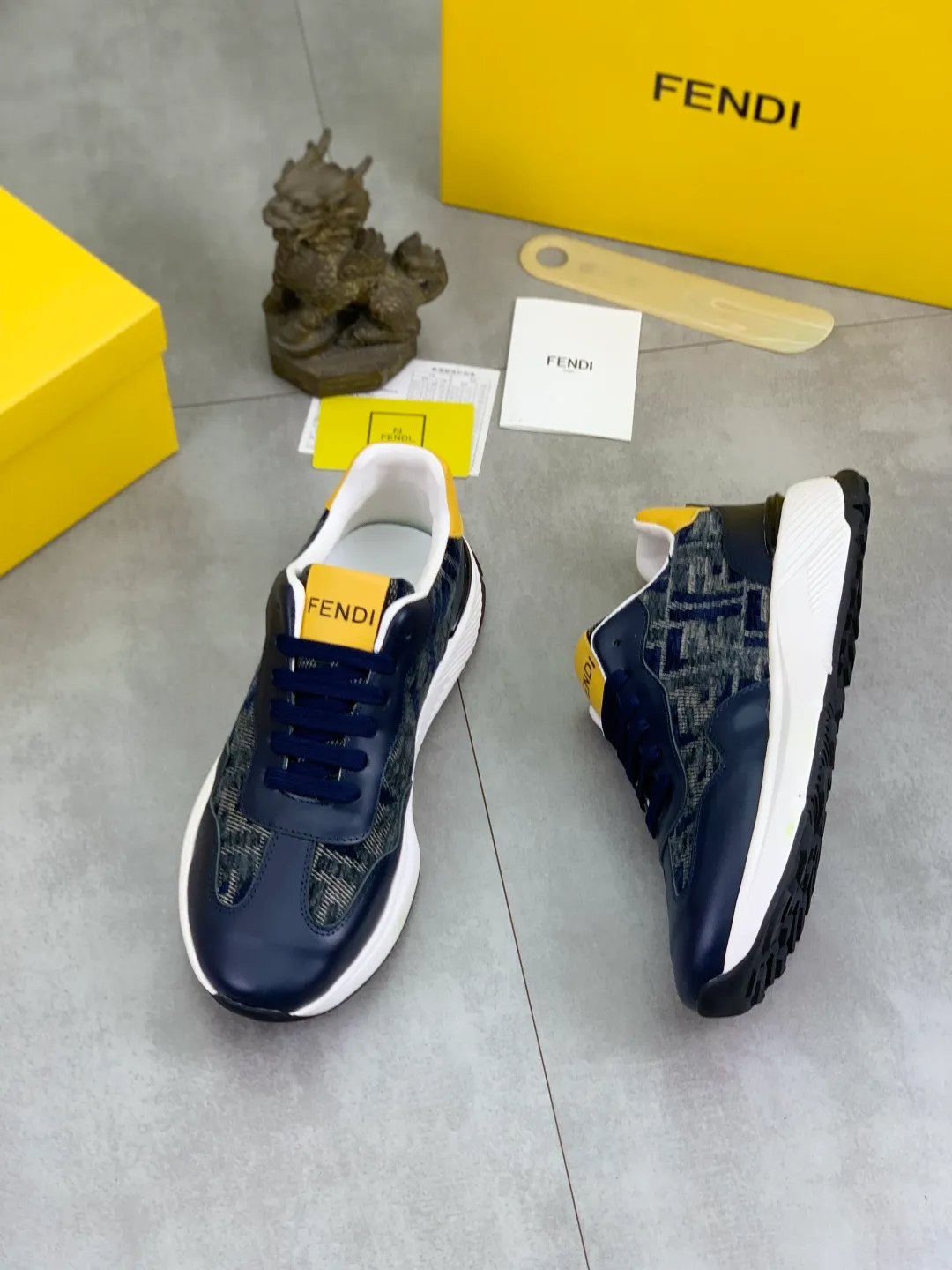 ​Men's shoes 💰P460 💰[New style] little monster 🆘 New FENDI (Fendi) new style 🕶️🕶️Simple routing effect, showing an elegant and cool driving shoe 🎬Using imported calfskin + first-layer pigskin lining🐂Excellent material🎬Detailed workmanship 🤗Comfortable foot feel➰➰. ​Pair it with any outfit to show your taste and temperament, low-key luxury ♻️Design ​simple and elegant ​noble and fashionable 🍃​Very loved and favored by trendy men 💓❤️size: 38-44 2️⃣colors available